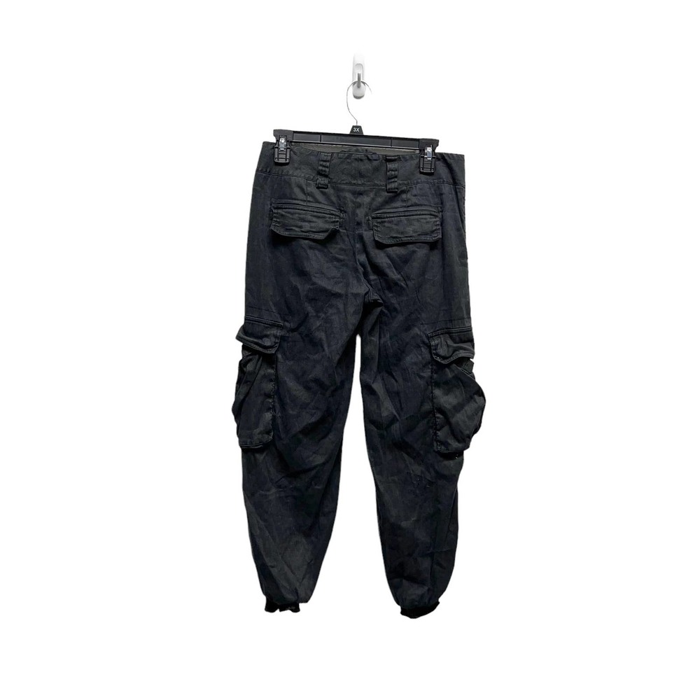 Alice + Olivia Hyde High-Waist Cargo Jogger Pants Black - Picture 3 of 9